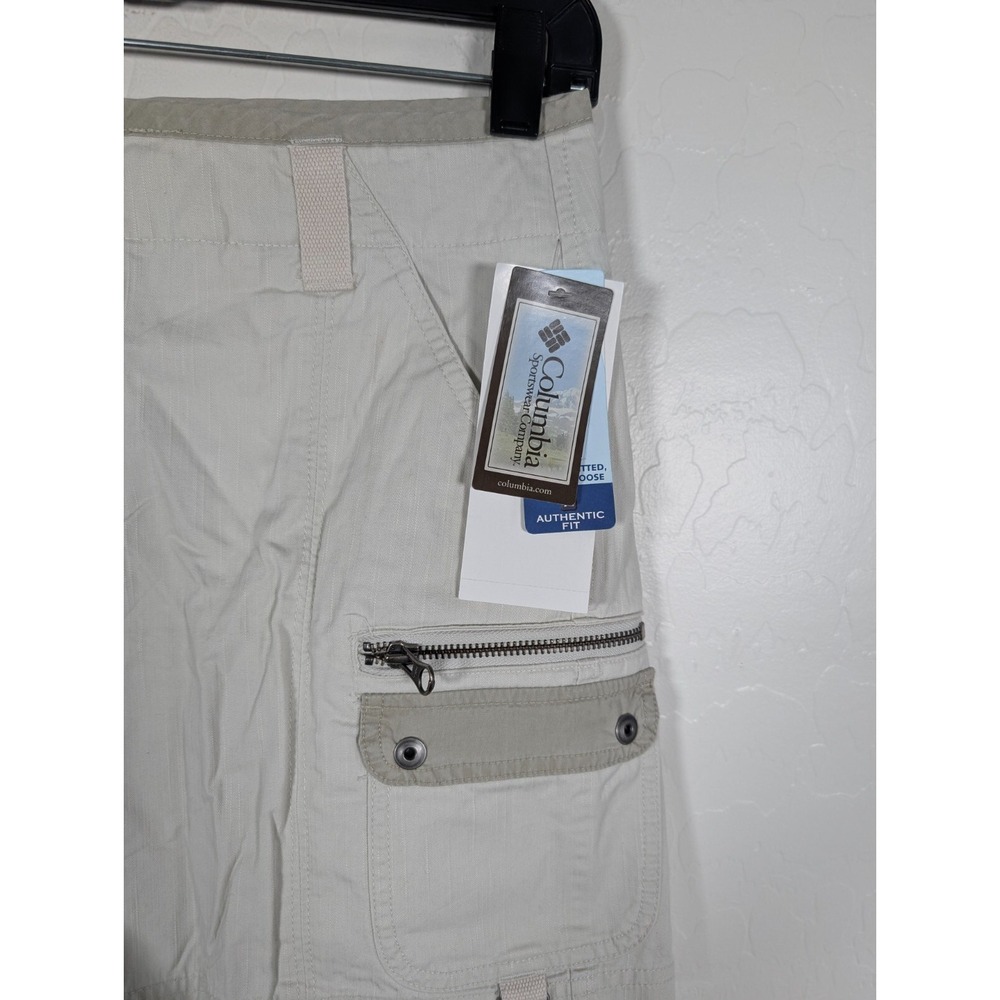 Columbia Shorts Women's 12 Beige Little River Sportswear Co Shorts New with Tags - Picture 6 of 12